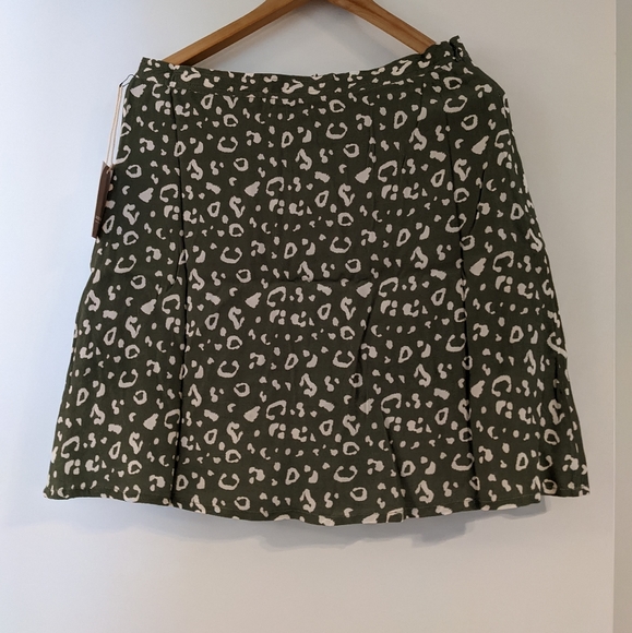 Jackson Rowe A-Line Skirt - CACTUS LEOPARD - BNWT - Picture 7 of 7